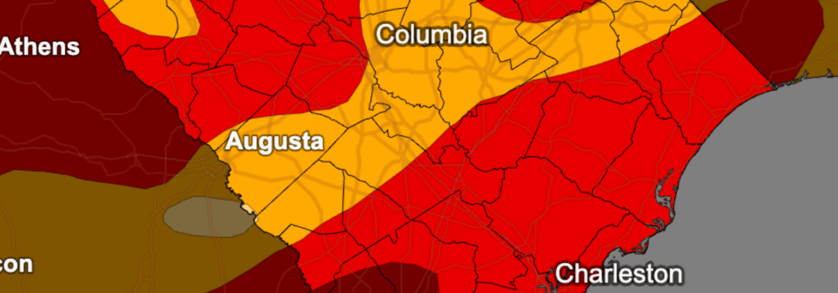 What South Carolinas Drought Could Mean for Your Roof and Home Photo via: Drought.gov Current South Carolina Drought Maps