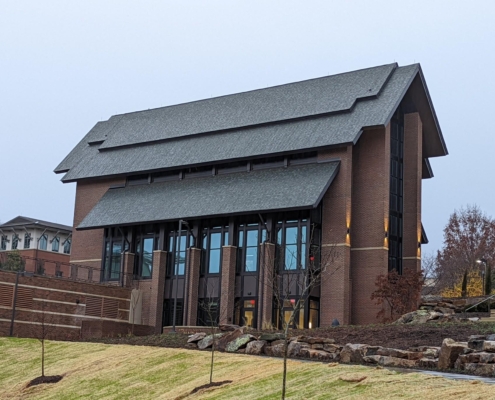 Landmark Pro Georgetown Gray Shingles - Clemson Chapel in Clemson SC Landmark Pro Georgetown Gray Shingles - Clemson Chapel in Clemson SC