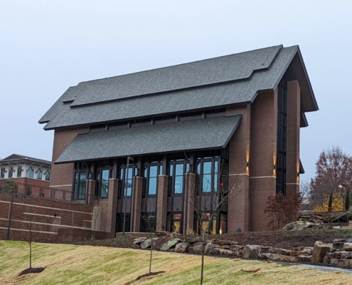 Landmark Pro Georgetown Gray Shingles - Clemson Chapel in Clemson SC Landmark Pro Georgetown Gray Shingles - Clemson Chapel in Clemson SC