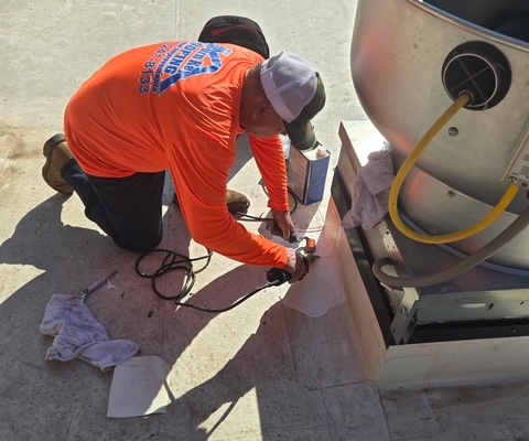 commercial roofing repair TPO cold weld (1) commercial roofing repair TPO cold weld 1