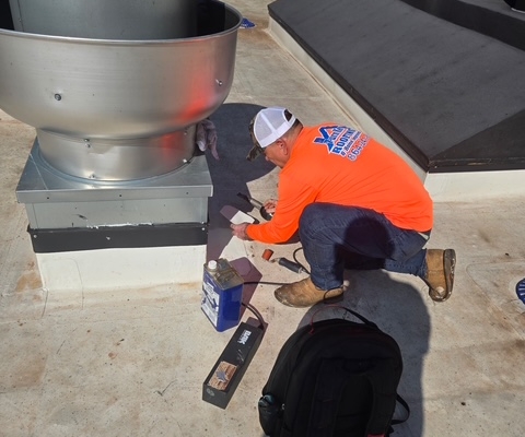 commercial roofing repair TPO cold weld (2) commercial roofing repair TPO cold weld 2